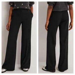 Boden Black Women's Size 14 Wide-Leg Pants